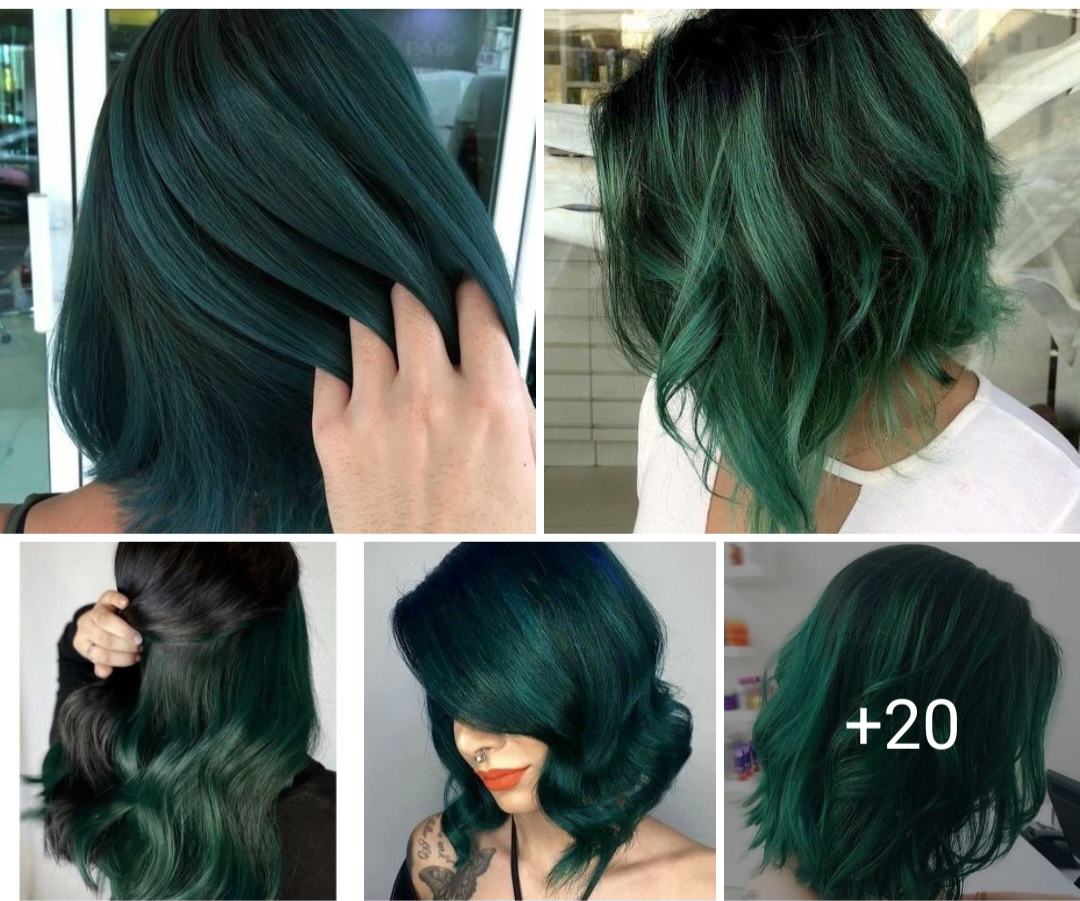 green hair 